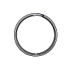 15mm Split Key Ring Nickel