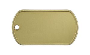 SUPPLY DEPOT MILSPEC™ G.I. Dog Tag, Brass