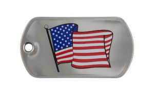 American Flag Tag