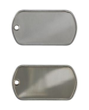 Economy Dog Tag, China, Dull or Shiny