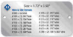 33 Tag, Mill Finish Aluminum, Box of 1,000